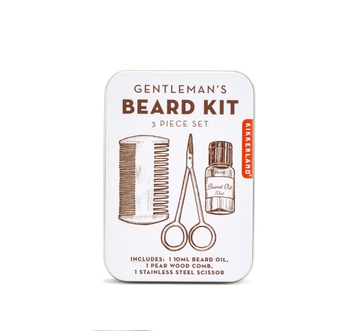 Kikkerland Gentlemans baardblik (CD144) in de groep BEAUTY & HEALTH / Haar & Styling / Baardverzorging / Overige baardverzorging bij TP E-commerce Nordic AB (C92767)