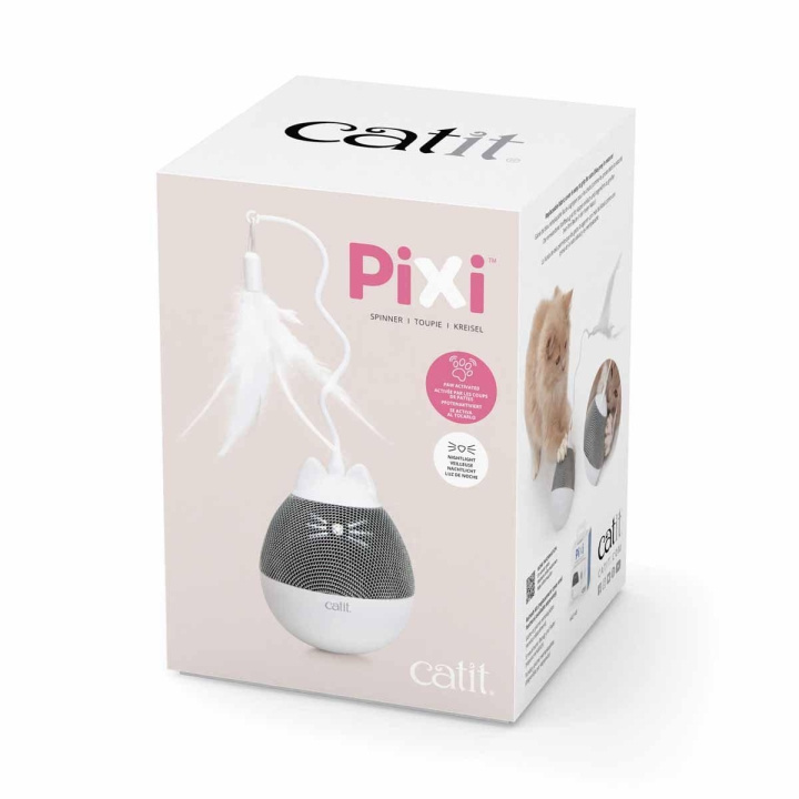 catit Pixi Spinner Wit & Grijs - (787.0180) in de groep HUISHOUDEN & TUIN / Huisdieraccessoires / Kat bij TP E-commerce Nordic AB (C92885)