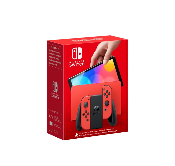 Nintendo Switch - OLED-consolemodel (Mario Red Edition) in de groep HOME ELECTRONICS / Spelconsoles en accessoires / Nintendo Switch / Consoles bij TP E-commerce Nordic AB (C92946)