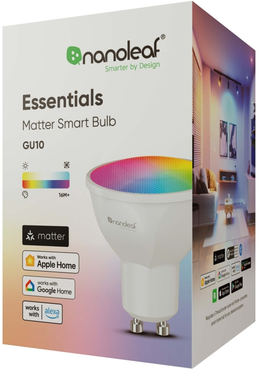 Nanoleaf Essentials Slimme GU10 Matter (NF080B02-1GU10) in de groep HOME ELECTRONICS / Verlichting / LED-lampen bij TP E-commerce Nordic AB (C93045)