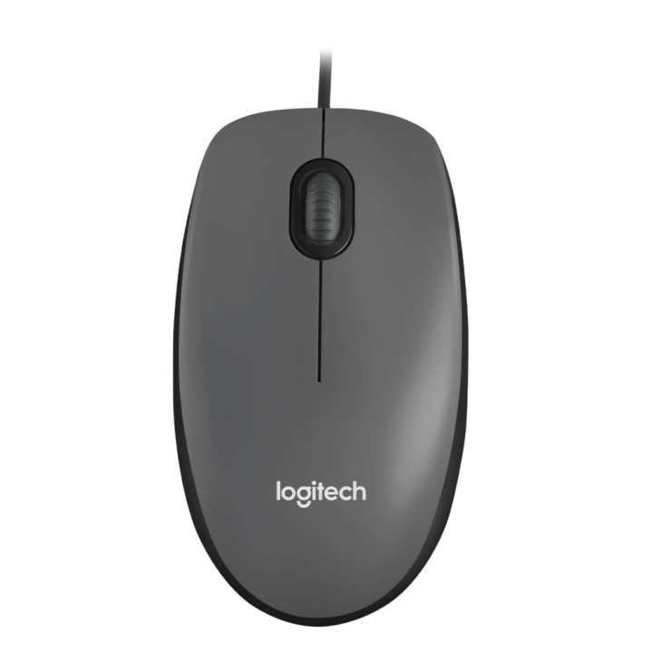 Logitech Muis M100 optisch - Zwart - USB in de groep COMPUTERS & RANDAPPARATUUR / Muizen en toetsenborden / Muizen / Met kabel bij TP E-commerce Nordic AB (C93047)