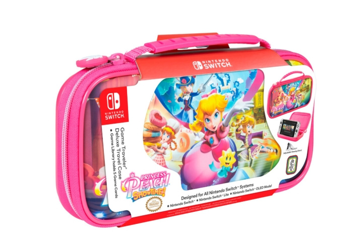 Nintendo Switch Deluxe reisetui (Princess Peach ShowTime) in de groep HOME ELECTRONICS / Spelconsoles en accessoires / Nintendo Switch / Accessoires bij TP E-commerce Nordic AB (C93062)