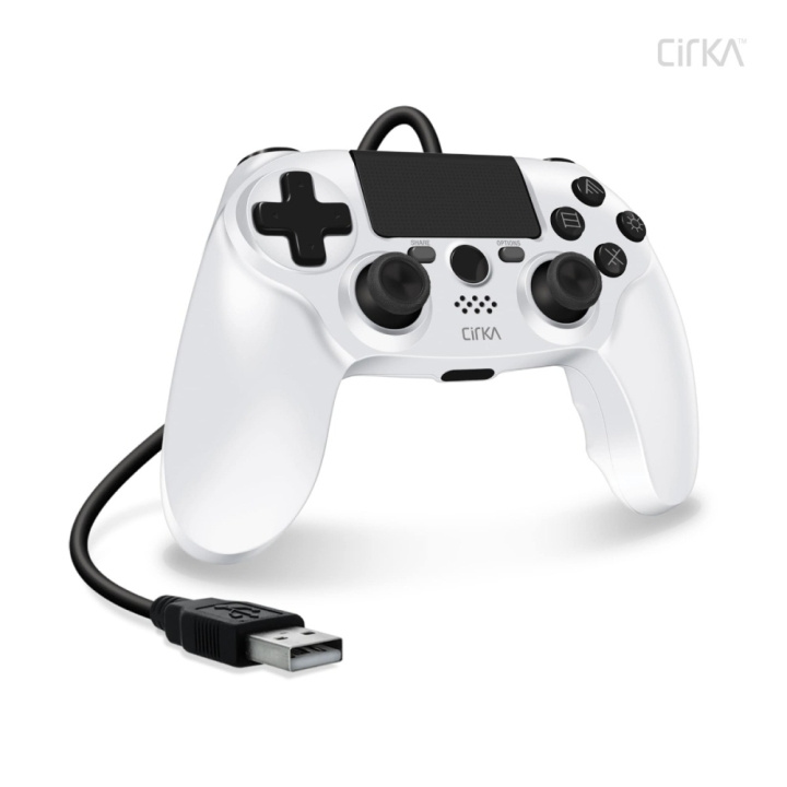 Hyperkin Nuforce Bedrade Controller Voor PS4/PC/Mac (Wit) in de groep HOME ELECTRONICS / Spelconsoles en accessoires / Sony PlayStation 4 bij TP E-commerce Nordic AB (C93090)