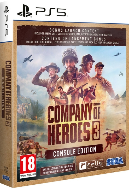 Sega Company of Heroes 3 (Steelbook Edition) in de groep HOME ELECTRONICS / Spelconsoles en accessoires / Sony PlayStation 5 bij TP E-commerce Nordic AB (C93180)