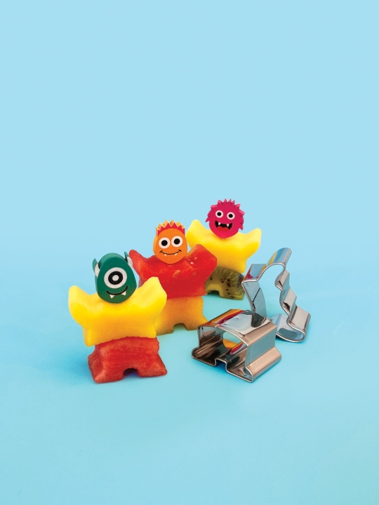 Kikkerland Monster Fruit Cutters in de groep SPORT, VRIJE TIJD & HOBBY / Leuke dingen / Leuke dingen bij TP E-commerce Nordic AB (C93199)