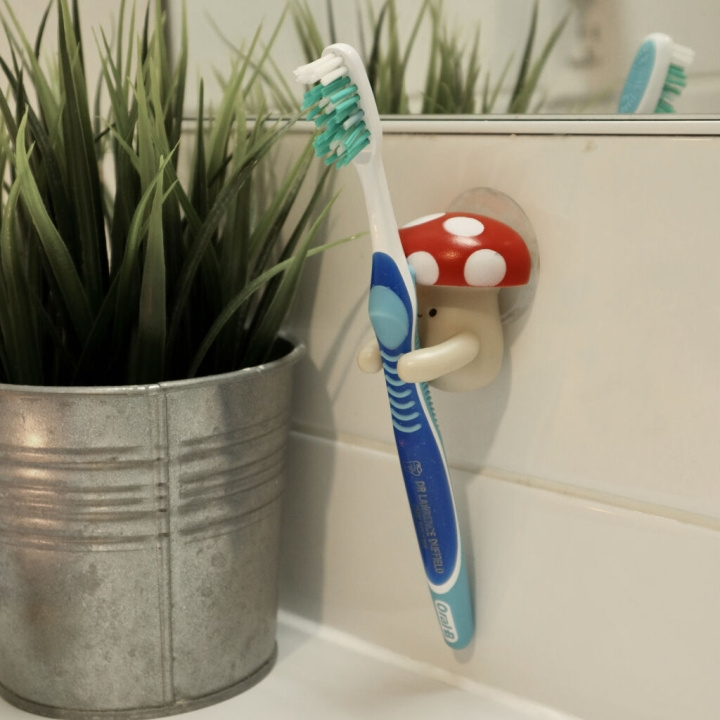 Kikkerland Mushroom Toothbrush Holder in de groep SPORT, VRIJE TIJD & HOBBY / Leuke dingen / Leuke dingen bij TP E-commerce Nordic AB (C93216)