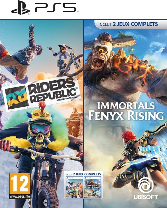 Ubisoft Riders Republic + Onsterfelijken Fenyx (FR/Multi in spel) in de groep HOME ELECTRONICS / Spelconsoles en accessoires / Sony PlayStation 5 / Spel bij TP E-commerce Nordic AB (C93270)