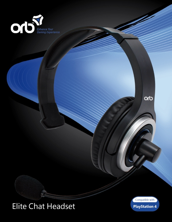 ORB PlayStation 4 - Elite Chat Headset (ORB) in de groep HOME ELECTRONICS / Spelconsoles en accessoires / Sony PlayStation 4 bij TP E-commerce Nordic AB (C93283)