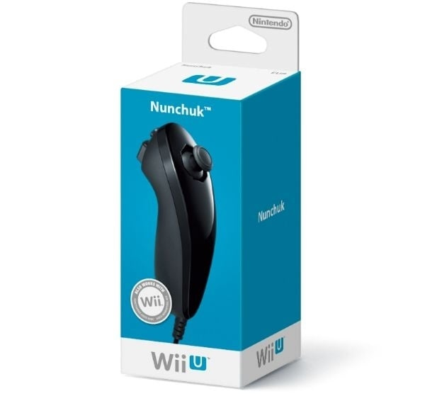 Nintendo Nunchuck Zwart (Nintendo) in de groep HOME ELECTRONICS / Spelconsoles en accessoires / Nintendo Wii U bij TP E-commerce Nordic AB (C93286)