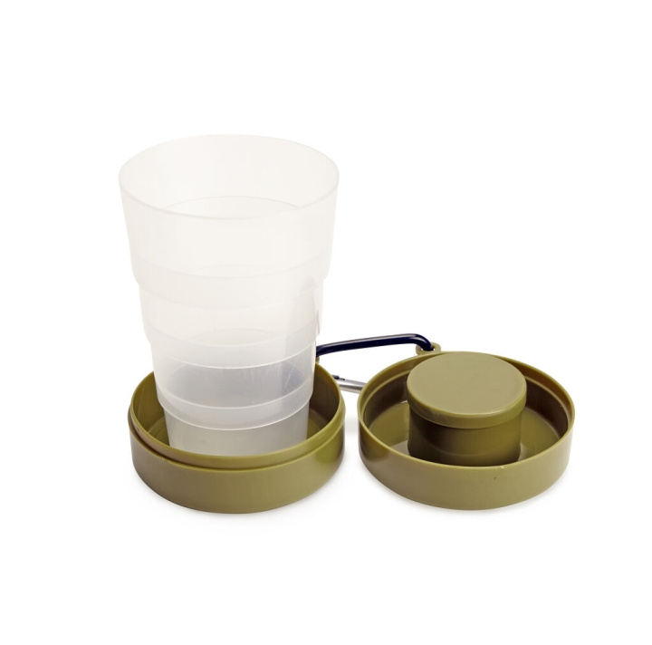 Kikkerland Opvouwbare Tumbler met Pill Compart (CU340) in de groep SPORT, VRIJE TIJD & HOBBY / Buitenrecreatie / Gadgets voor buitenrecreatie bij TP E-commerce Nordic AB (C93298)