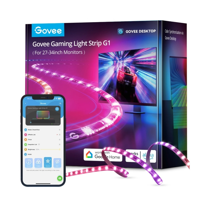 Govee Gaming Lightstrip G1 in de groep HUISHOUDEN & TUIN / Smart home / Slimme verlichting bij TP E-commerce Nordic AB (C93303)