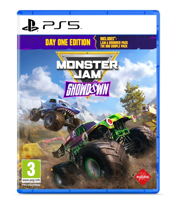 Milestone Monster Jam Showdown (Day 1 Edition) in de groep HOME ELECTRONICS / Spelconsoles en accessoires / Sony PlayStation 5 bij TP E-commerce Nordic AB (C93330)