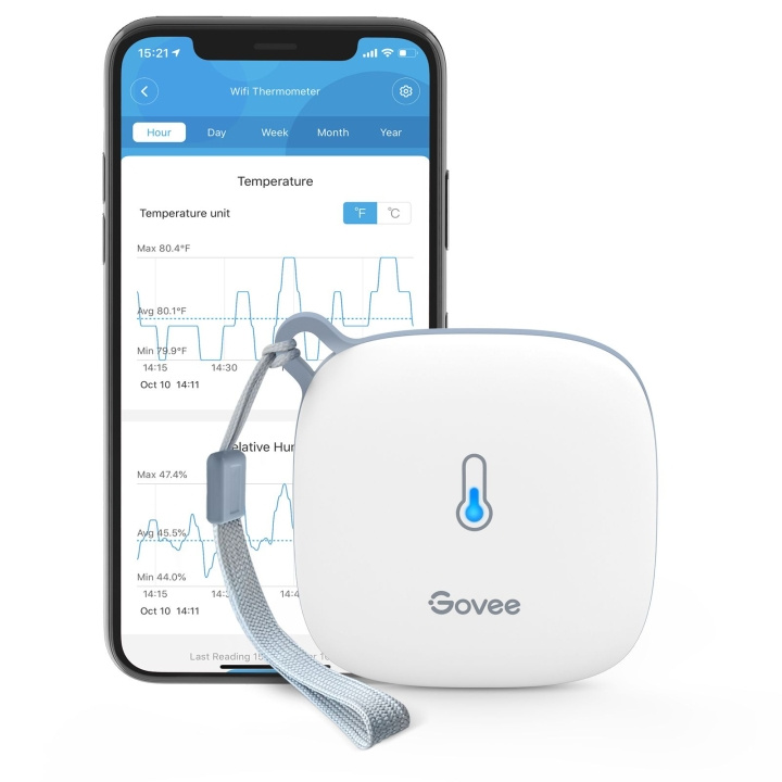 Govee WiFi-thermometer Hygrometer in de groep HUISHOUDEN & TUIN / Smart home / Slimme huissystemen bij TP E-commerce Nordic AB (C93359)