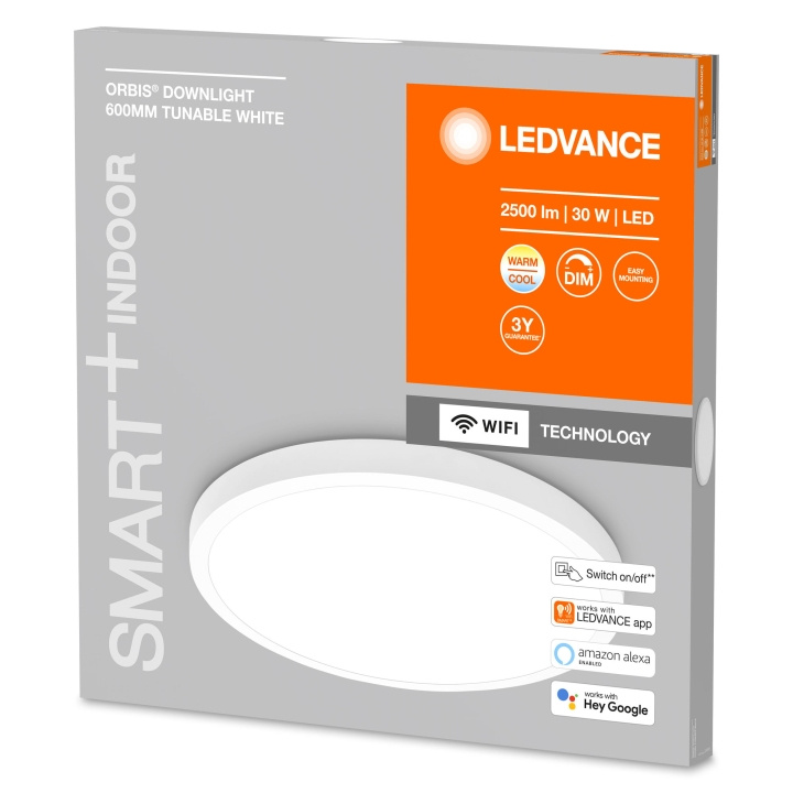 LEDVANCE Smart+ inbouwspot - draaibaar wit 60cm - Wi-Fi in de groep HUISHOUDEN & TUIN / Smart home / Slimme verlichting bij TP E-commerce Nordic AB (C93364)