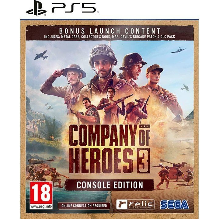 Sega Company of Heroes 3 (Launch Edition) in de groep HOME ELECTRONICS / Spelconsoles en accessoires / Sony PlayStation 5 bij TP E-commerce Nordic AB (C93367)