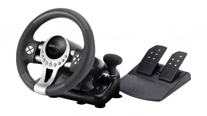 Maxx Tech Pro Racing Wheel Kit (PC, Switch, PS4, XBX) in de groep COMPUTERS & RANDAPPARATUUR / GAMING / Gaming accessoires bij TP E-commerce Nordic AB (C93415)