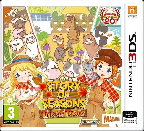 Nintendo Story of Seasons: Trio of Towns (3DS) in de groep HOME ELECTRONICS / Spelconsoles en accessoires / Nintendo 3DS bij TP E-commerce Nordic AB (C93560)