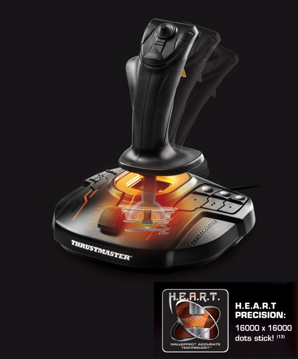 ThrustMaster T.16000M Joystick (Groen) in de groep COMPUTERS & RANDAPPARATUUR / GAMING / Stuurwielen en joysticks bij TP E-commerce Nordic AB (C93572)