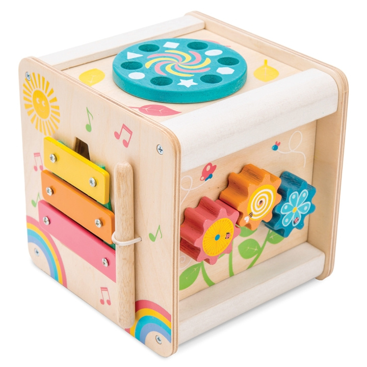 Le Toy Van Petilou - Kleine Activiteitenkubus (LPL105) in de groep SPEELGOED, KINDER- & BABYPRODUCTEN / Babyspeelgoed / Activiteitenspeelgoed bij TP E-commerce Nordic AB (C93576)