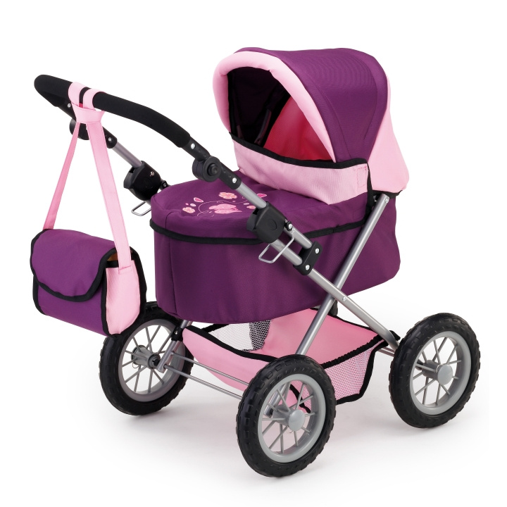 Bayer Poppenwagen - Trendy - Plum (13057AA) in de groep SPEELGOED, KINDER- & BABYPRODUCTEN / Speelgoed / Docks & Accessoires bij TP E-commerce Nordic AB (C93623)