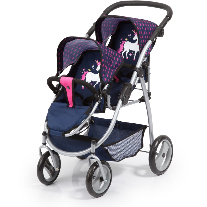 Bayer Dubbele kinderwagen - marine (26554AA) in de groep SPEELGOED, KINDER- & BABYPRODUCTEN / Speelgoed / Docks & Accessoires bij TP E-commerce Nordic AB (C93626)