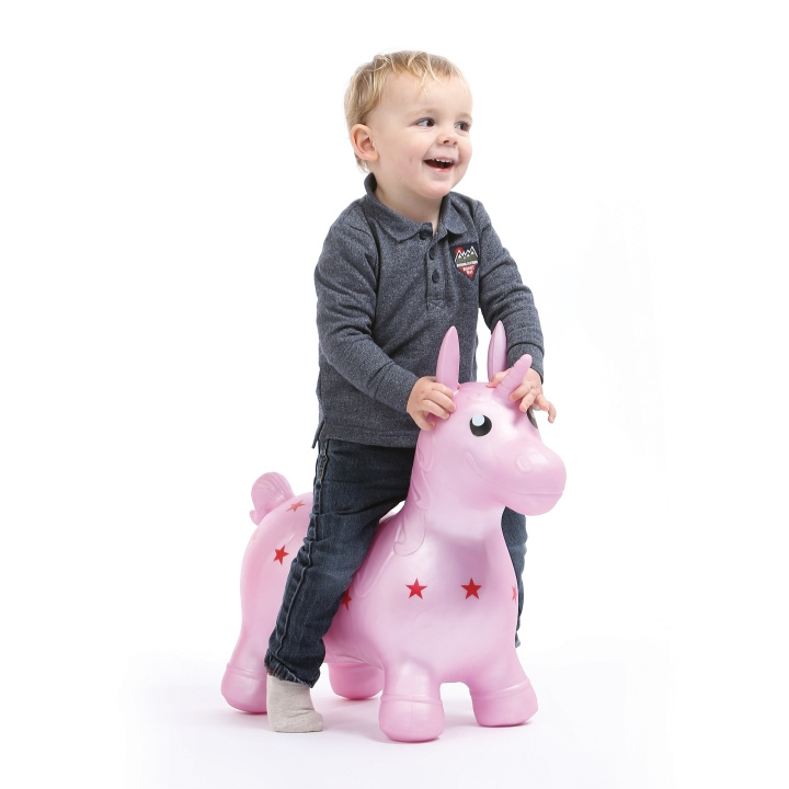 LUDI Mijn stuiterende eenhoorn (90008) in de groep SPEELGOED, KINDER- & BABYPRODUCTEN / Babyspeelgoed / Knuffels bij TP E-commerce Nordic AB (C93641)