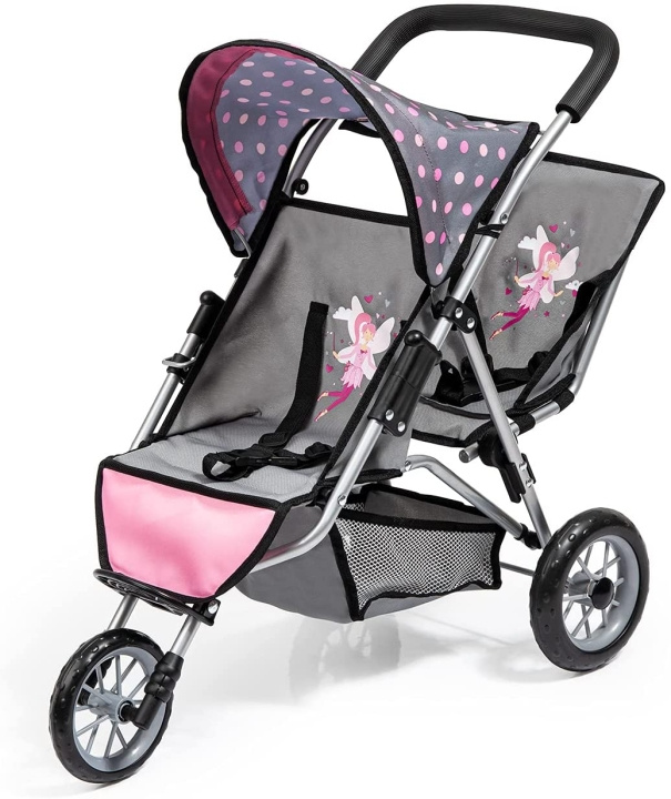 Bayer Tweeling poppenwagen Duo - Fee (39166AA) in de groep SPEELGOED, KINDER- & BABYPRODUCTEN / Speelgoed / Docks & Accessoires bij TP E-commerce Nordic AB (C93652)