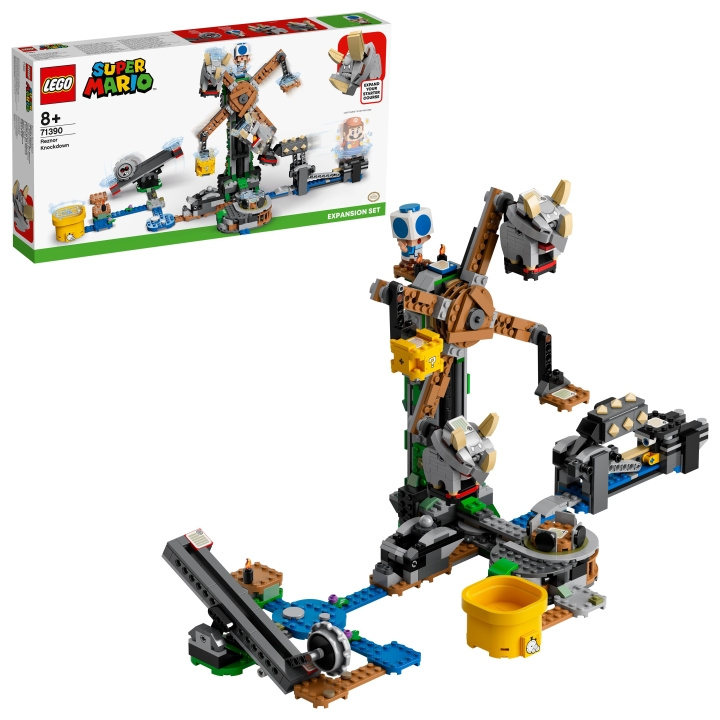 LEGO Super Mario - Reznor omverwerpingsuitbreidingsset (71390) in de groep SPEELGOED, KINDER- & BABYPRODUCTEN / Speelgoed / Bouwspeelgoed / Lego bij TP E-commerce Nordic AB (C93672)