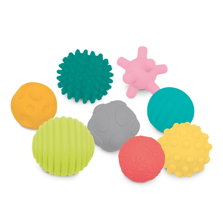 LUDI - Zintuigenballen - 8 stuks (LU30055) in de groep SPEELGOED, KINDER- & BABYPRODUCTEN / Babyspeelgoed / Activiteitenspeelgoed bij TP E-commerce Nordic AB (C93709)