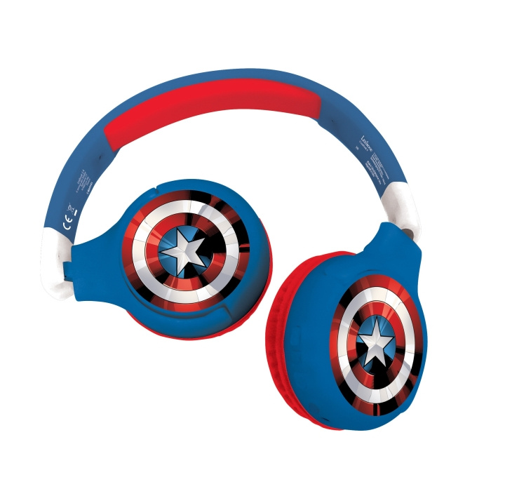 Lexibook Avengers - 2-in-1 Bluetooth opvouwbare hoofdtelefoon (HPBT010AV) in de groep HOME ELECTRONICS / Audio & Beeld / Koptelefoon & Accessoires / Koptelefoon bij TP E-commerce Nordic AB (C93726)