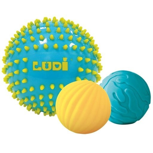 LUDI Sensory ballenset - Blauw (LU30021) in de groep SPEELGOED, KINDER- & BABYPRODUCTEN / Babyspeelgoed / Activiteitenspeelgoed bij TP E-commerce Nordic AB (C93822)