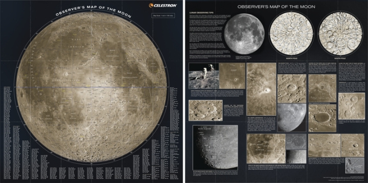 Celestron Maan Kaart in de groep SPORT, VRIJE TIJD & HOBBY / Leuke dingen / Leuke dingen bij TP E-commerce Nordic AB (C93831)