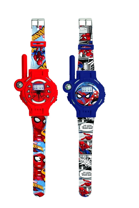 Lexibook Spider-Man - 2-in-1 walkie talkie horloge (200 m) (DMWTW1SP) in de groep SPEELGOED, KINDER- & BABYPRODUCTEN / Speelgoed / Elektronica en media / Andere elektronica en media bij TP E-commerce Nordic AB (C93836)