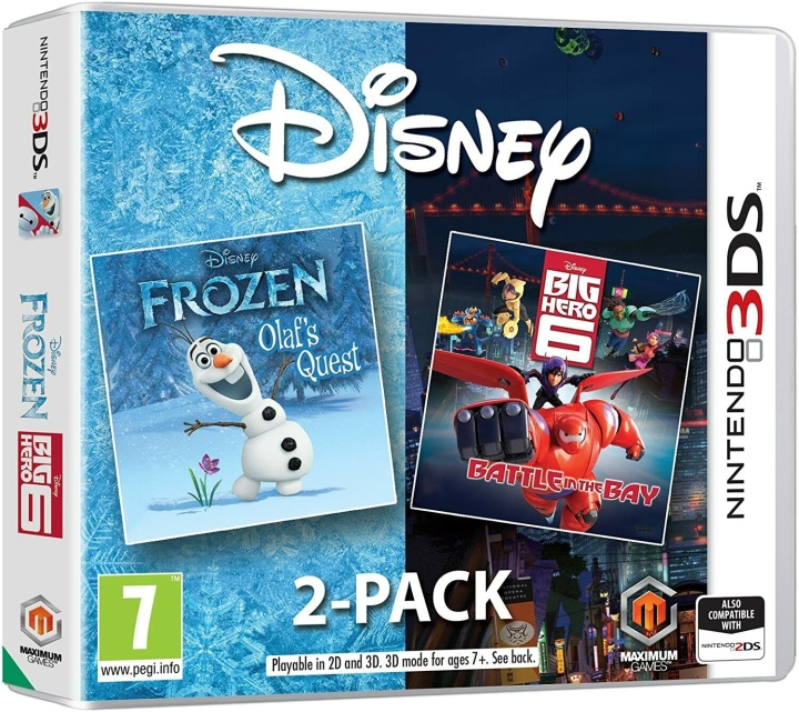 Maximum Games Disney Frozen Big Hero 6 Double pack (3DS) in de groep HOME ELECTRONICS / Spelconsoles en accessoires / Nintendo 3DS bij TP E-commerce Nordic AB (C93841)