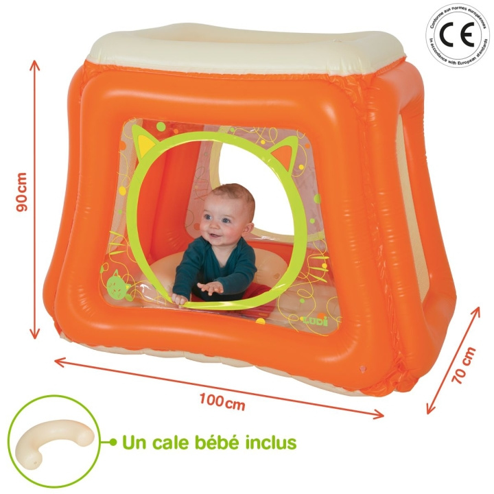 LUDI Opblaasbare speelpen - LU20002 in de groep SPEELGOED, KINDER- & BABYPRODUCTEN / Buitenspeelgoed / Speeltent bij TP E-commerce Nordic AB (C93860)