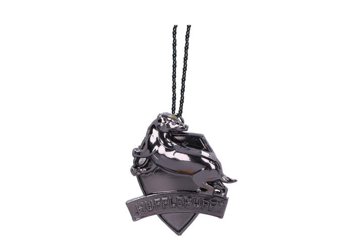 Nemesis Now Harry Potter Hufflepuff Crest (Zilver) Hangend Ornament 6cm in de groep HUISHOUDEN & TUIN / Interieur / Kerstversiering bij TP E-commerce Nordic AB (C93894)