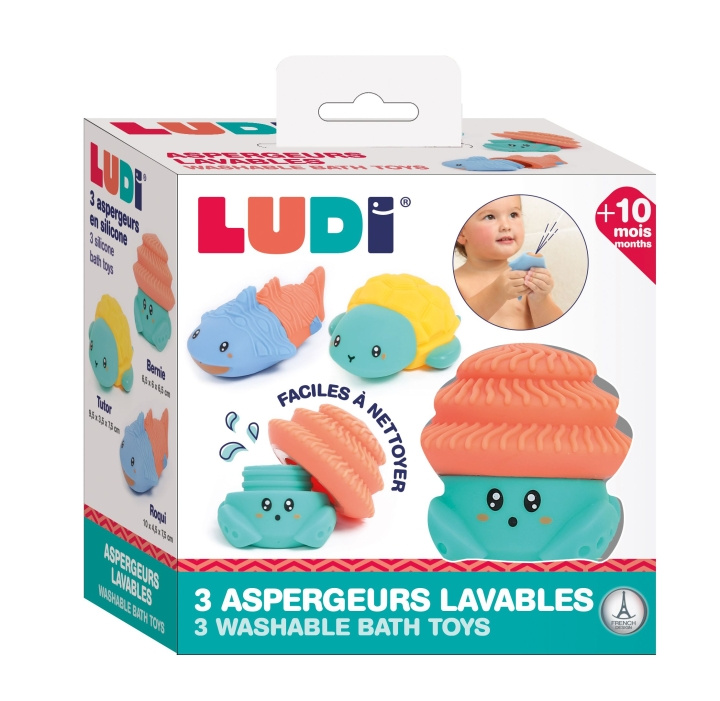 LUDI Bad dieren - 3 stuks - LU40074 in de groep SPEELGOED, KINDER- & BABYPRODUCTEN / Babygadgets / Bad bij TP E-commerce Nordic AB (C93974)