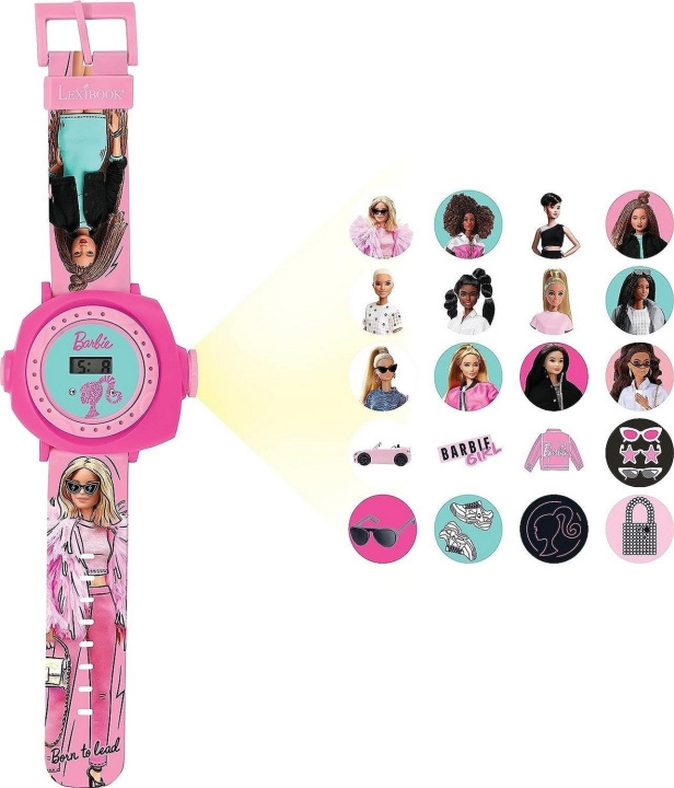 Lexibook Barbie - Digitaal projectiehorloge (DMW050BB) in de groep SPEELGOED, KINDER- & BABYPRODUCTEN / Speelgoed / Elektronica en media / Andere elektronica en media bij TP E-commerce Nordic AB (C93986)