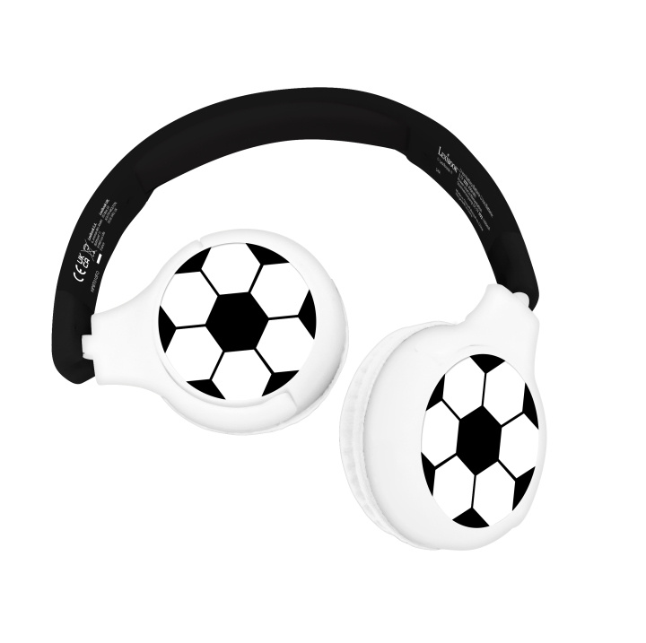 Lexibook Voetbal - 2 in 1 Bluetooth® opvouwbare hoofdtelefoon (HPBT010FO) in de groep HOME ELECTRONICS / Audio & Beeld / Koptelefoon & Accessoires / Koptelefoon bij TP E-commerce Nordic AB (C93989)