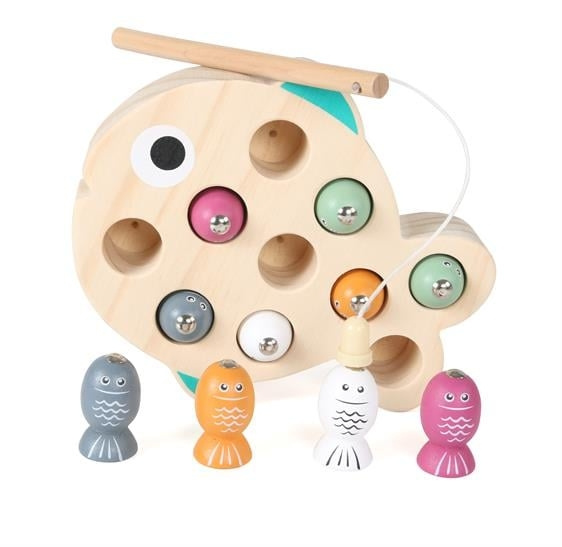 Magni Visspel met magneten en hengel ( 3022 ) in de groep SPEELGOED, KINDER- & BABYPRODUCTEN / Spelletje / Kinderspellen bij TP E-commerce Nordic AB (C94001)