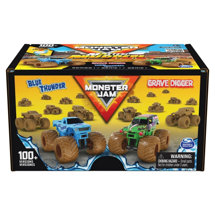 Monster Jam 1:64 Mystery Mudders - 2 Pack (6067514) in de groep SPEELGOED, KINDER- & BABYPRODUCTEN / Speelgoed / Speelgoedauto\'s bij TP E-commerce Nordic AB (C94011)