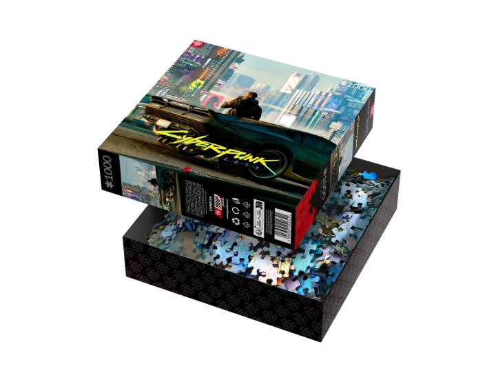 Good Loot Puzzel voor games: Cyberpunk 2077: Huurling in de lift Puzzels - 1000 in de groep SPORT, VRIJE TIJD & HOBBY / Hobby / Puzzel bij TP E-commerce Nordic AB (C94024)