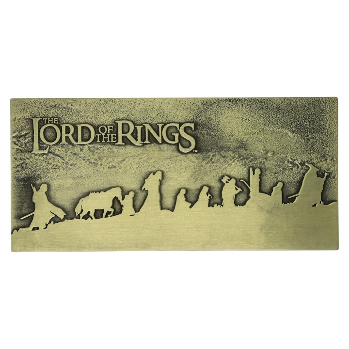 Fanatik The Lord of the Rings Limited Edition The Fellowship-plaquette in de groep SPORT, VRIJE TIJD & HOBBY / Leuke dingen / Verzamelobjecten bij TP E-commerce Nordic AB (C94065)