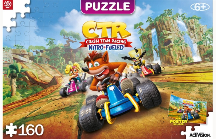 Good Loot Kinderen: Crash Team Racing Nitro-gevulde Puzzels - 160 in de groep SPORT, VRIJE TIJD & HOBBY / Hobby / Puzzel bij TP E-commerce Nordic AB (C94069)