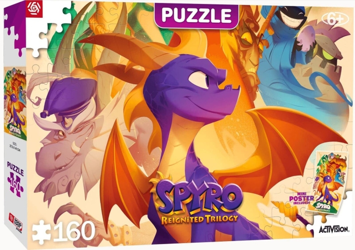 Good Loot Kids: Spyro Reignited Trilogie Helden Puzzels - 160 in de groep SPORT, VRIJE TIJD & HOBBY / Hobby / Puzzel bij TP E-commerce Nordic AB (C94074)