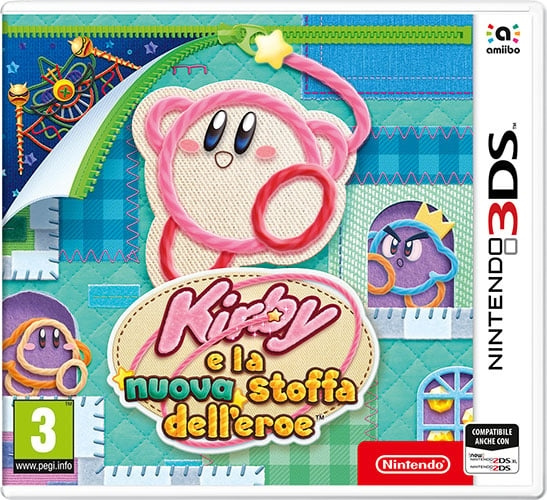 Nintendo Kirby And The New Cloth Of The Nintendo 3DS Hero (ITA) (Engels in het spel) in de groep HOME ELECTRONICS / Spelconsoles en accessoires / Nintendo 3DS bij TP E-commerce Nordic AB (C94075)