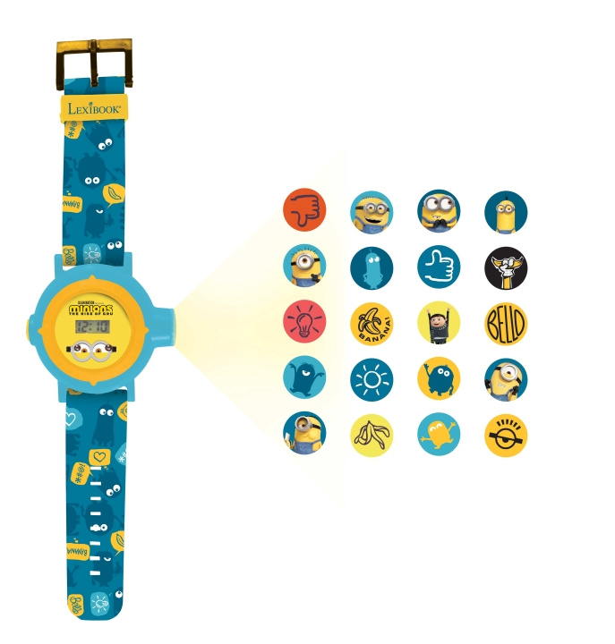 Lexibook Digitaal projectiehorloge van de Minions (DMW050DES) in de groep SPEELGOED, KINDER- & BABYPRODUCTEN / Speelgoed / Elektronica en media / Andere elektronica en media bij TP E-commerce Nordic AB (C94161)