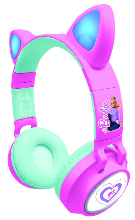 Lexibook Barbie Bluetooth hoofdtelefoon met licht (HPBTKTBB) in de groep HOME ELECTRONICS / Audio & Beeld / Koptelefoon & Accessoires / Koptelefoon bij TP E-commerce Nordic AB (C94170)