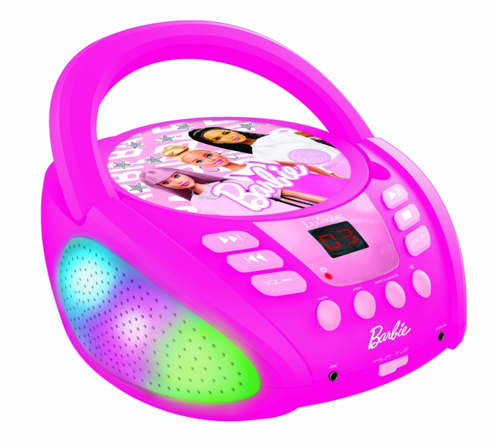 Lexibook Barbie Bluetooth CD-speler met lichteffecten (RCD109BB) in de groep HOME ELECTRONICS / Audio & Beeld / Thuisbioscoop, Hifi en Draagbaar / Draagbare audiospelers / CD spelers bij TP E-commerce Nordic AB (C94186)