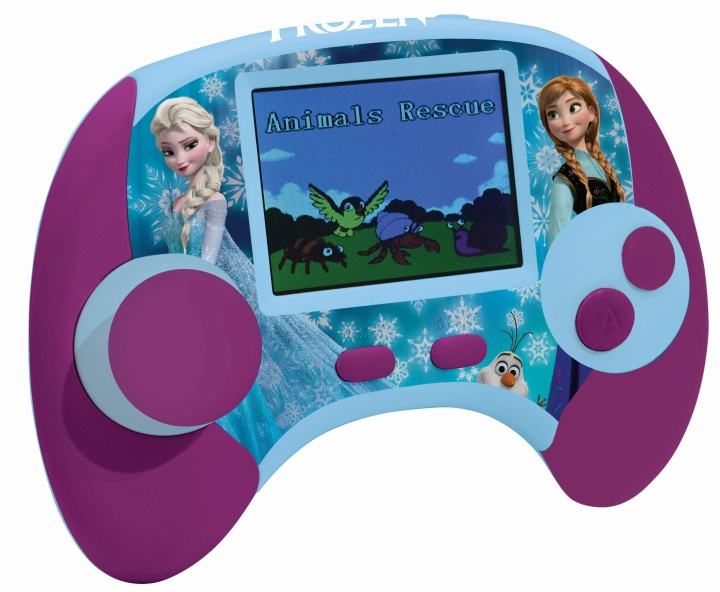 Lexibook Frozen Educatieve tweetalige handheld console met LCD-scherm (JCG100FZi1) in de groep SPEELGOED, KINDER- & BABYPRODUCTEN / Speelgoed / Elektronica en media / Interactief speelgoed bij TP E-commerce Nordic AB (C94206)